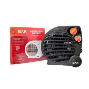 Aquecedor De Ambiente Elétrico Portátil Preto 110V
