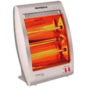 Aquecedor Elétrico Quartzo Halógeno A-09 800W Níveis 2 de Aquecimento 220V Mondial