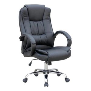 Cadeira Presidente Escritório Giratória Fox Office C300 – Preta