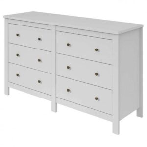 Cômoda Maggiore Lopas 6 Gavetas Horizontal Branco