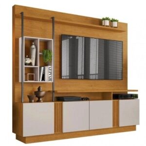 Estante Home Fortuna Para Tv Até 65 Polegadas Jcm Cinamomo – Off White