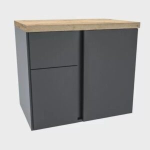 Gabinete para Banheiro 1 Porta 2 Gavetas Castellon Darabas Agardi