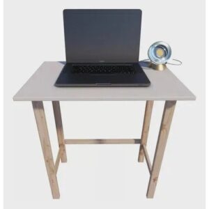 Mesa Canto Banco Moderno Natural Aparador Computador