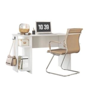 Mesa Para Escritório 3875 Branco – Qmovi