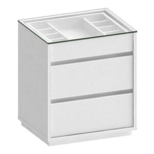 Mesa de Cabeceira Belize 3 gv Branca