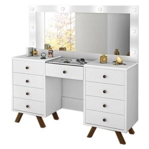 Penteadeira Camarim Mila Branco – Luapa Móveis