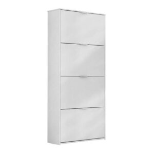 Sapateira Safira 4 Portas Quarta Divisão Branco